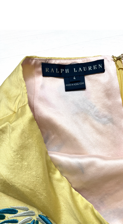 Ralph Lauren 2000s Yellow Embroidered