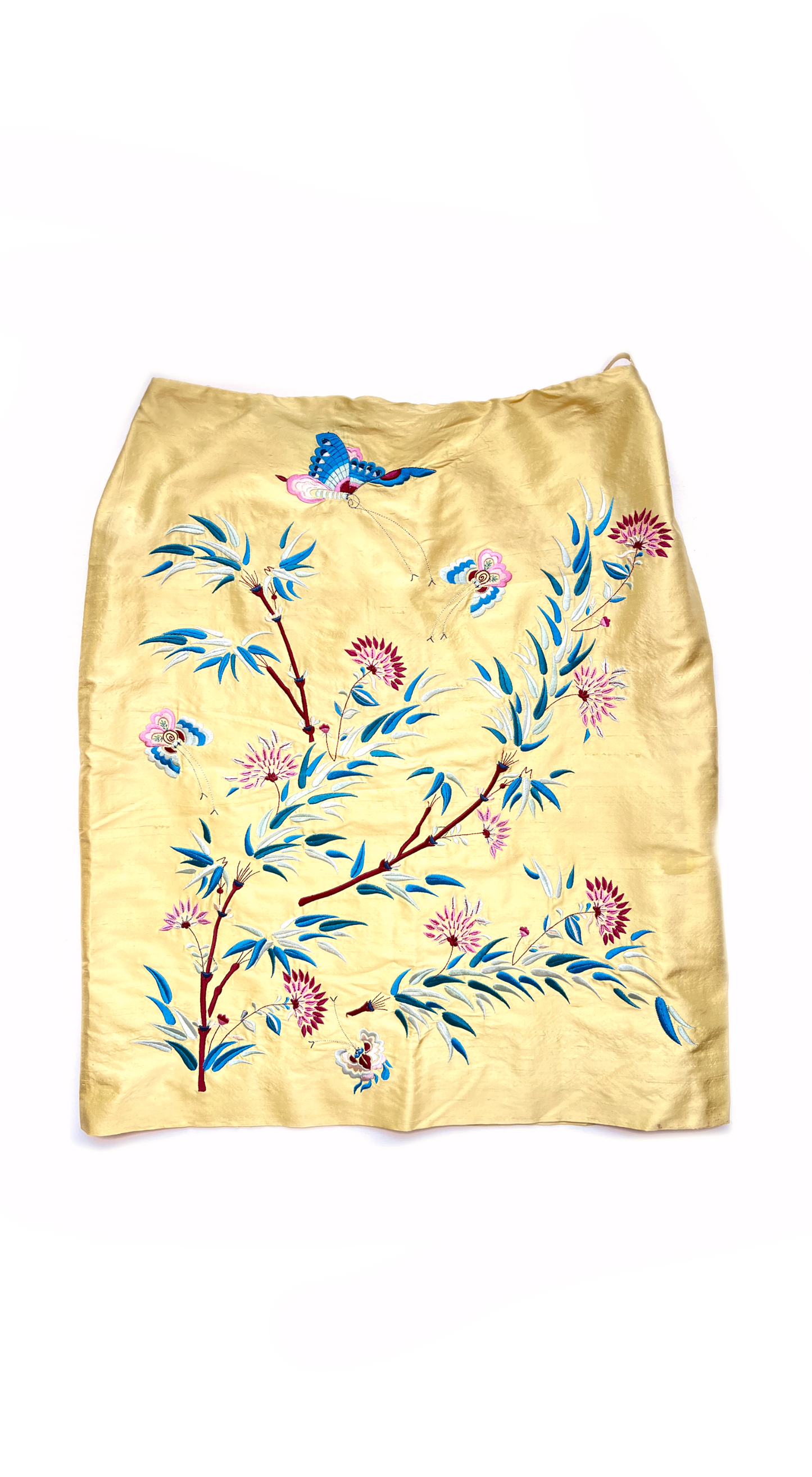 Ralph Lauren 2000s Yellow Embroidered