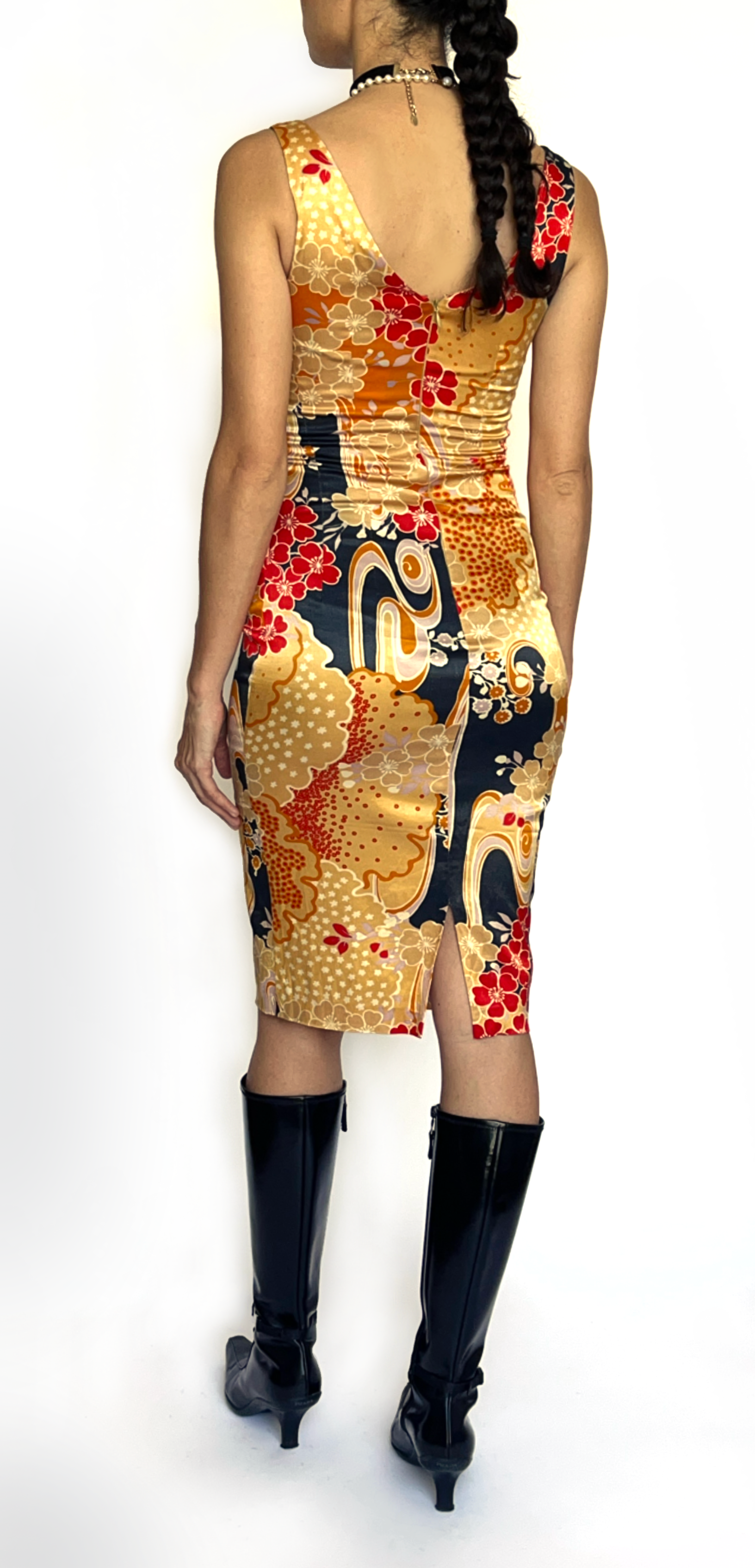 Dolce & Gabbana ~ Early 2000s Floral Print Dress fruitiga Dolce & Gabbana ~ Early 2000s Floral Print Dress fruitiga