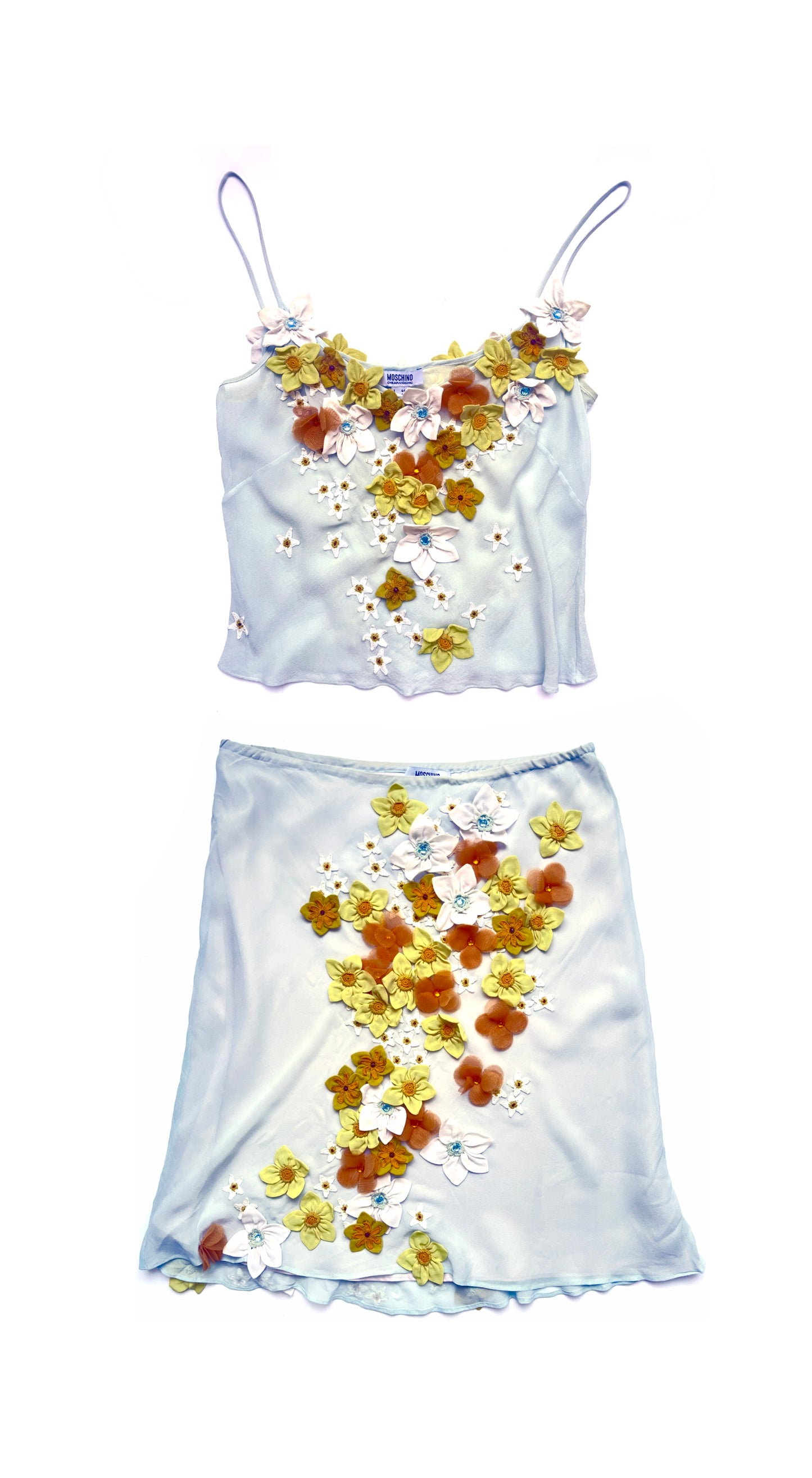 Moschino SS 2001 Silk Set