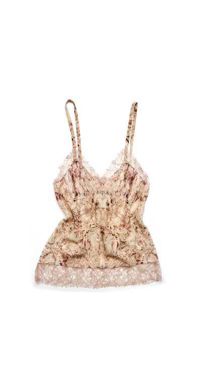 Alexander McQueen SS 2012 Silk Lace Top