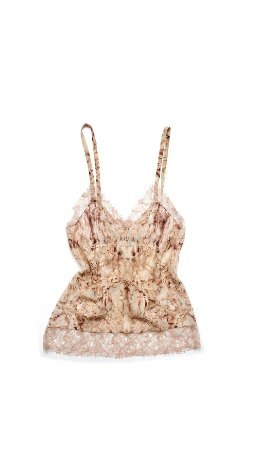 Alexander McQueen SS 2012 Silk Lace Top