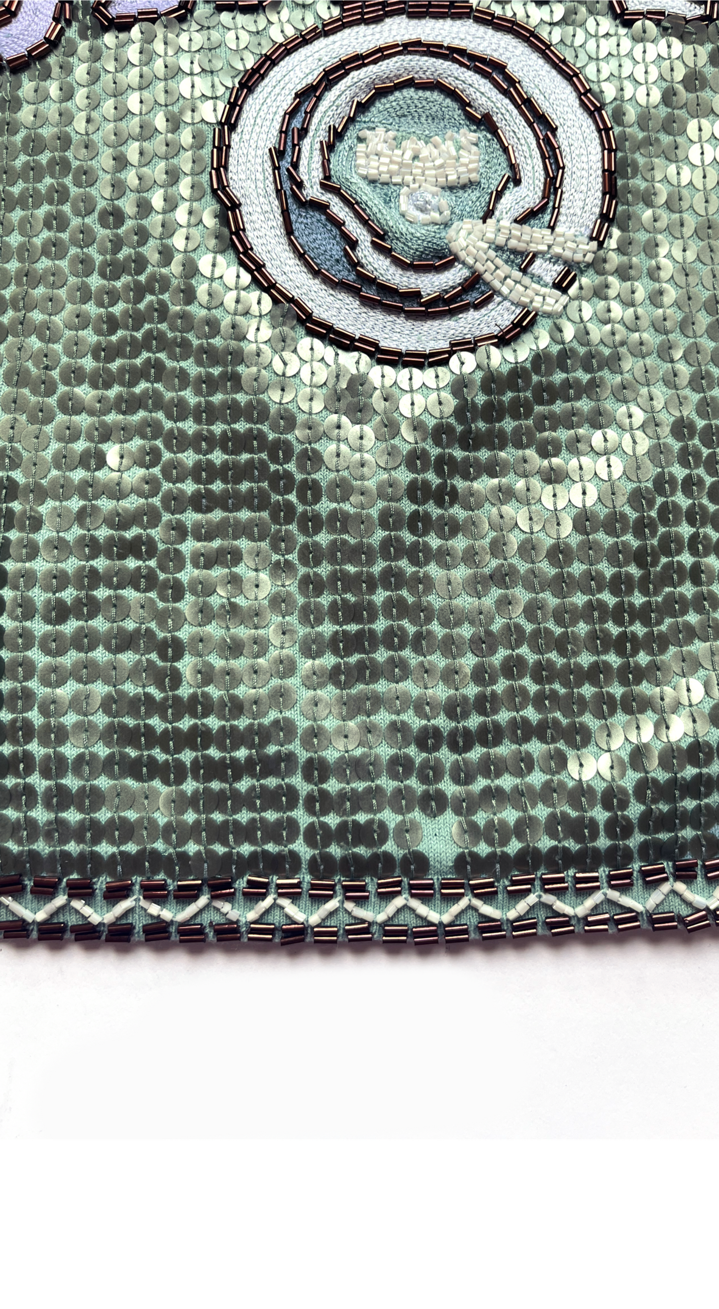 Plein Sud Y2k Sequin "Plein Sud Giants" Basketball Tank Top