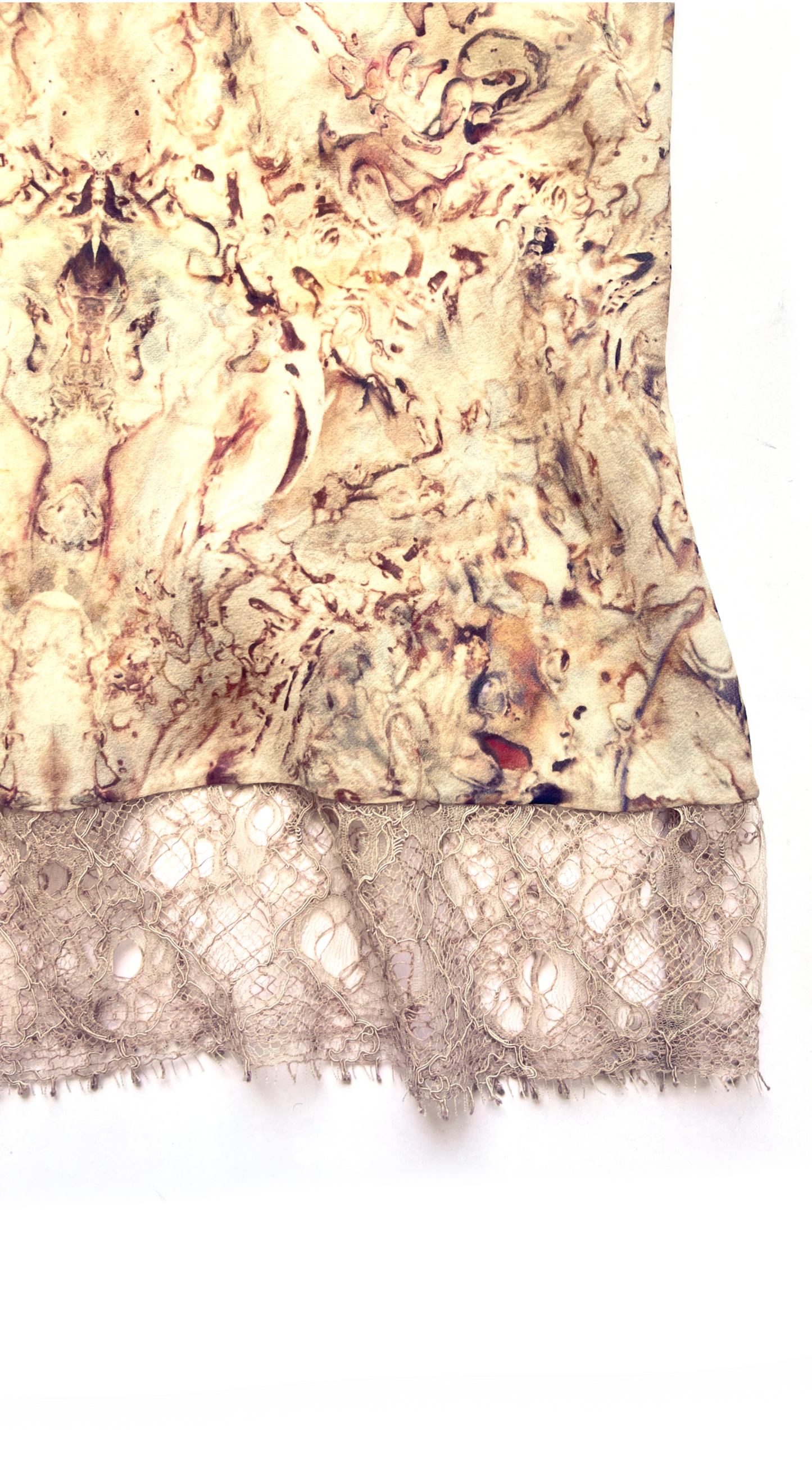 Alexander McQueen SS 2012 Silk Lace Top