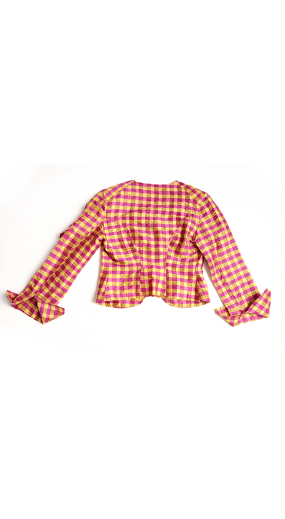 Christian Lacroix 1993 The Nanny Silk Blazer