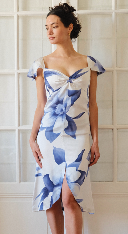 Lorenzo Riva ~ SS 2003 Runway Silk Floral Dress