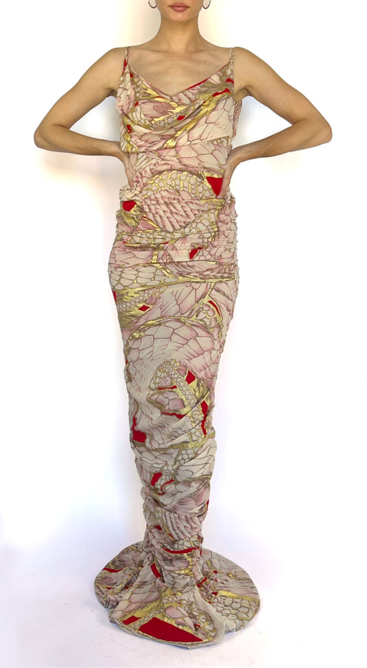 Roberto Cavalli ~ Runway SS 2007 Silk Mermaid Dress