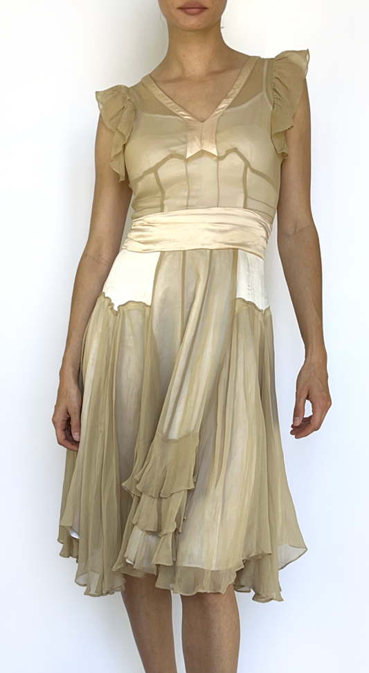 CHLOÉ ~ Runway FW 2005 by Phoebe Philo Ethereal Silk Dress
