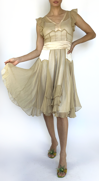 CHLOÉ ~ Runway FW 2005 by Phoebe Philo Ethereal Silk Dress