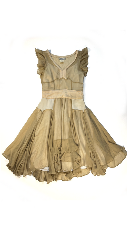 CHLOÉ ~ Runway FW 2005 by Phoebe Philo Ethereal Silk Dress
