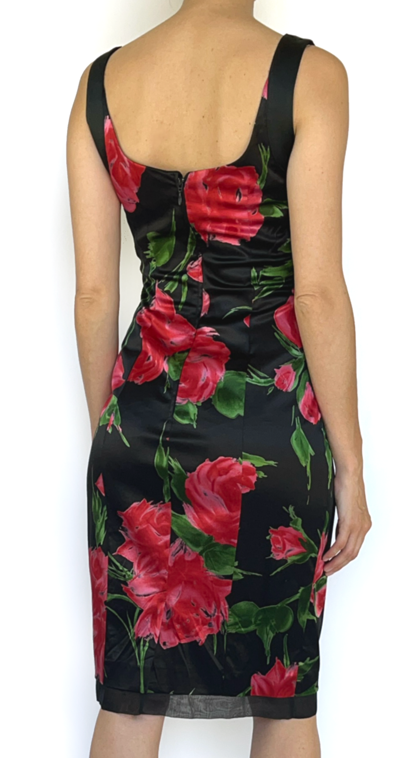 Dolce & Gabbana ~ 2000s Midi Flower Print Dress