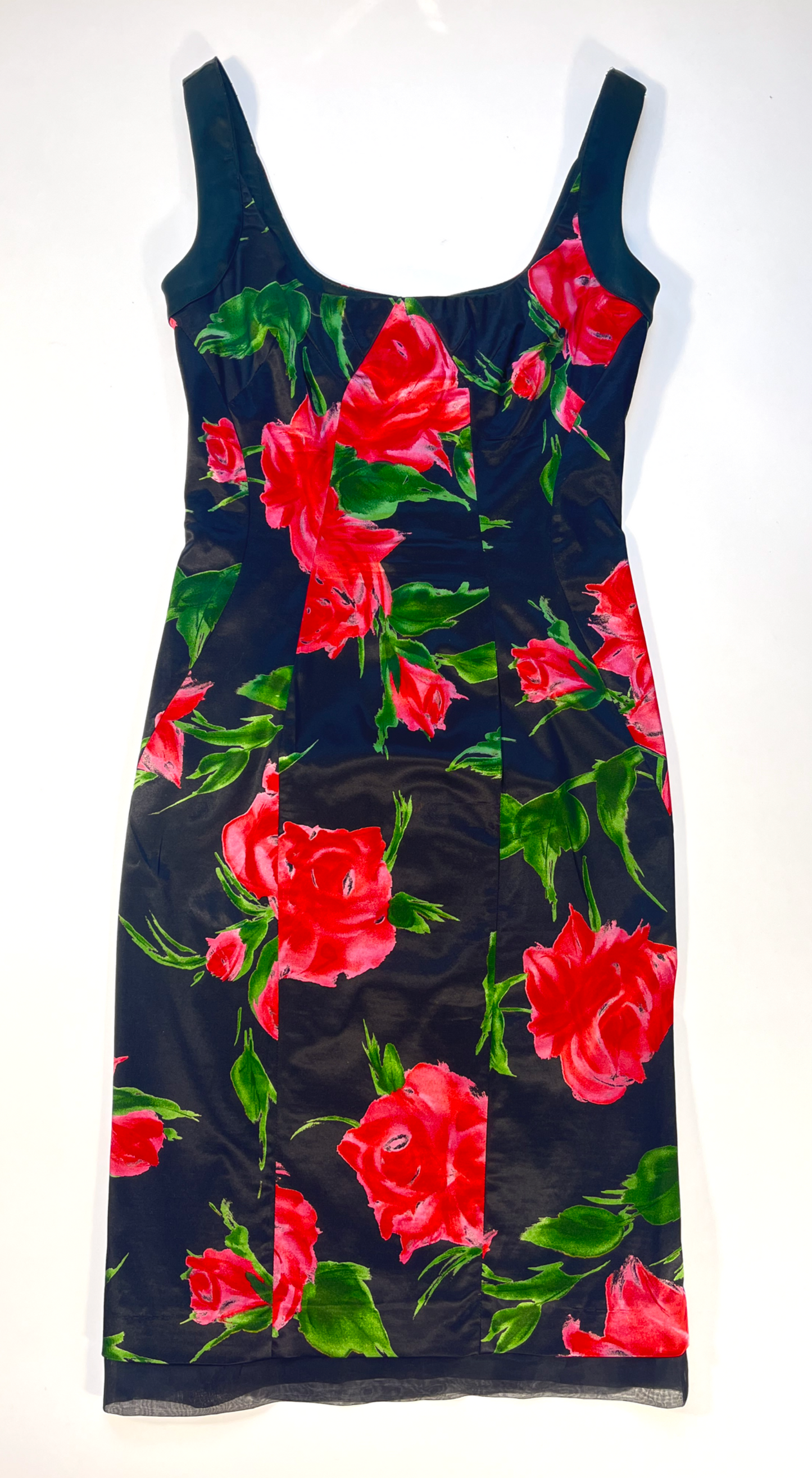 Dolce & Gabbana ~ 2000s Midi Flower Print Dress