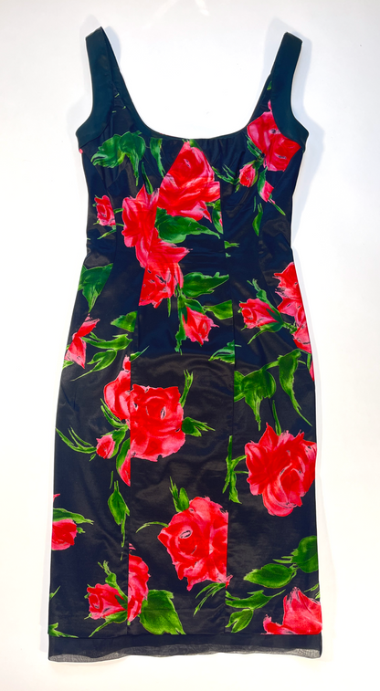 Dolce & Gabbana ~ 2000s Midi Flower Print Dress
