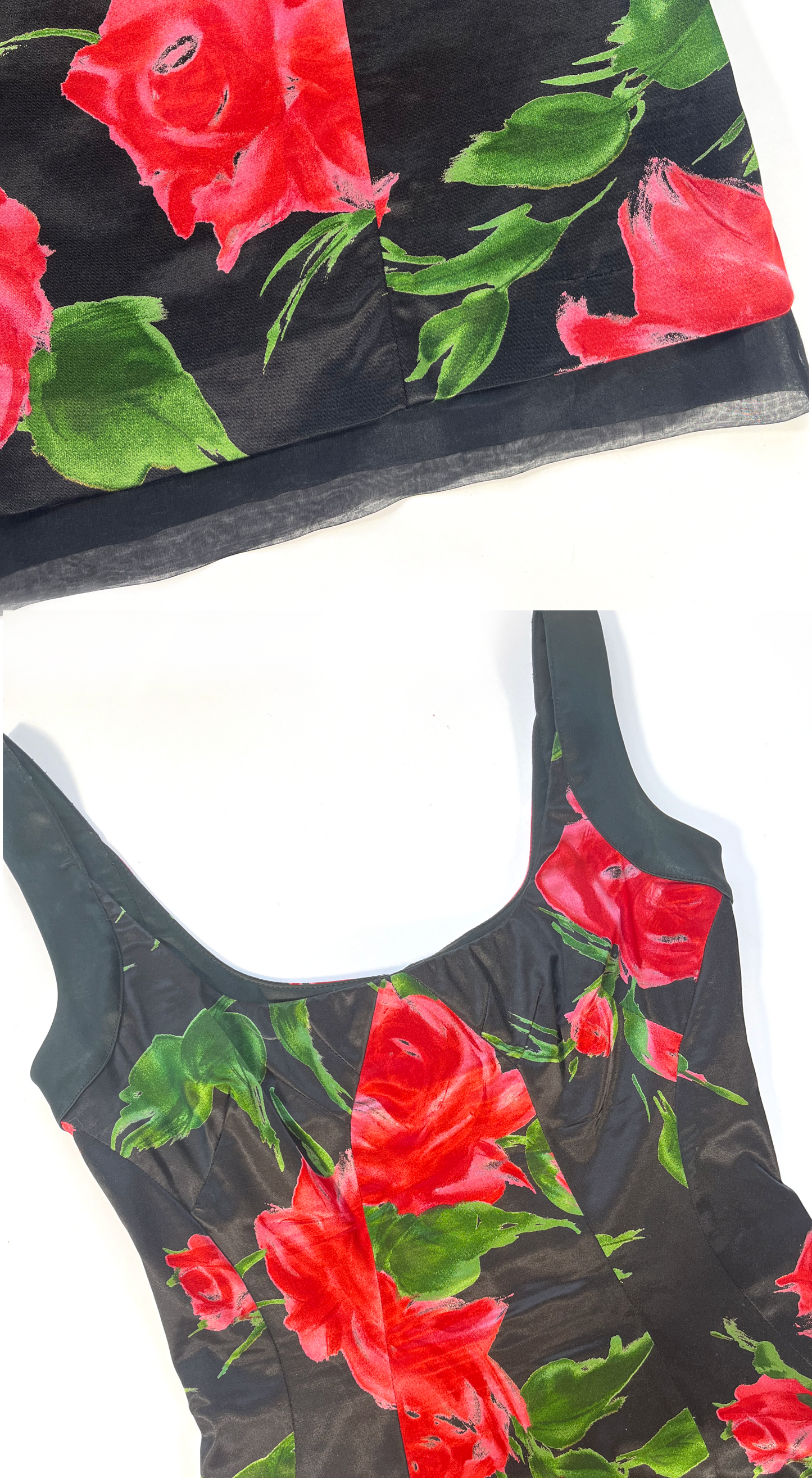 Dolce & Gabbana ~ 2000s Midi Flower Print Dress