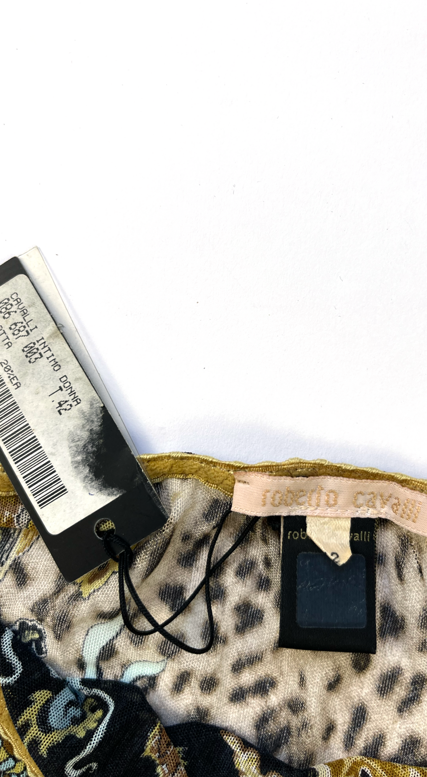 Roberto Cavalli ~ SS 2003 Leopard Fantasy Print Dress