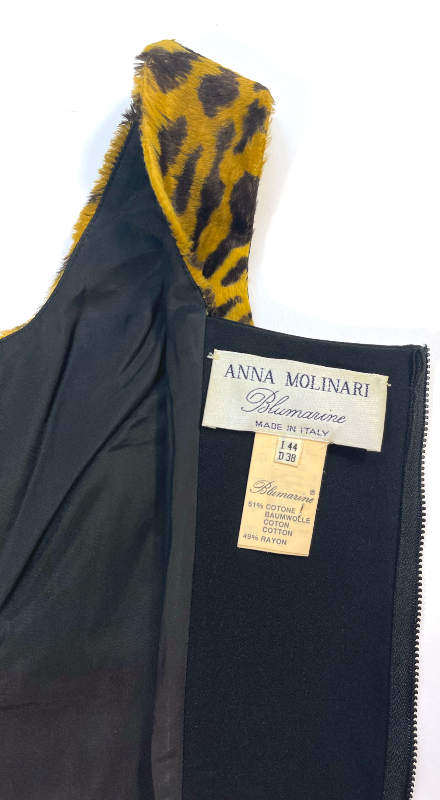 Anna Molinari by Blumarine ~ FW 1994 Leopard Corset