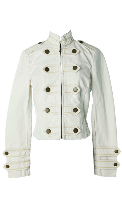 Jean Paul Gaultier ~ Y2k Off-White Arme Jacket