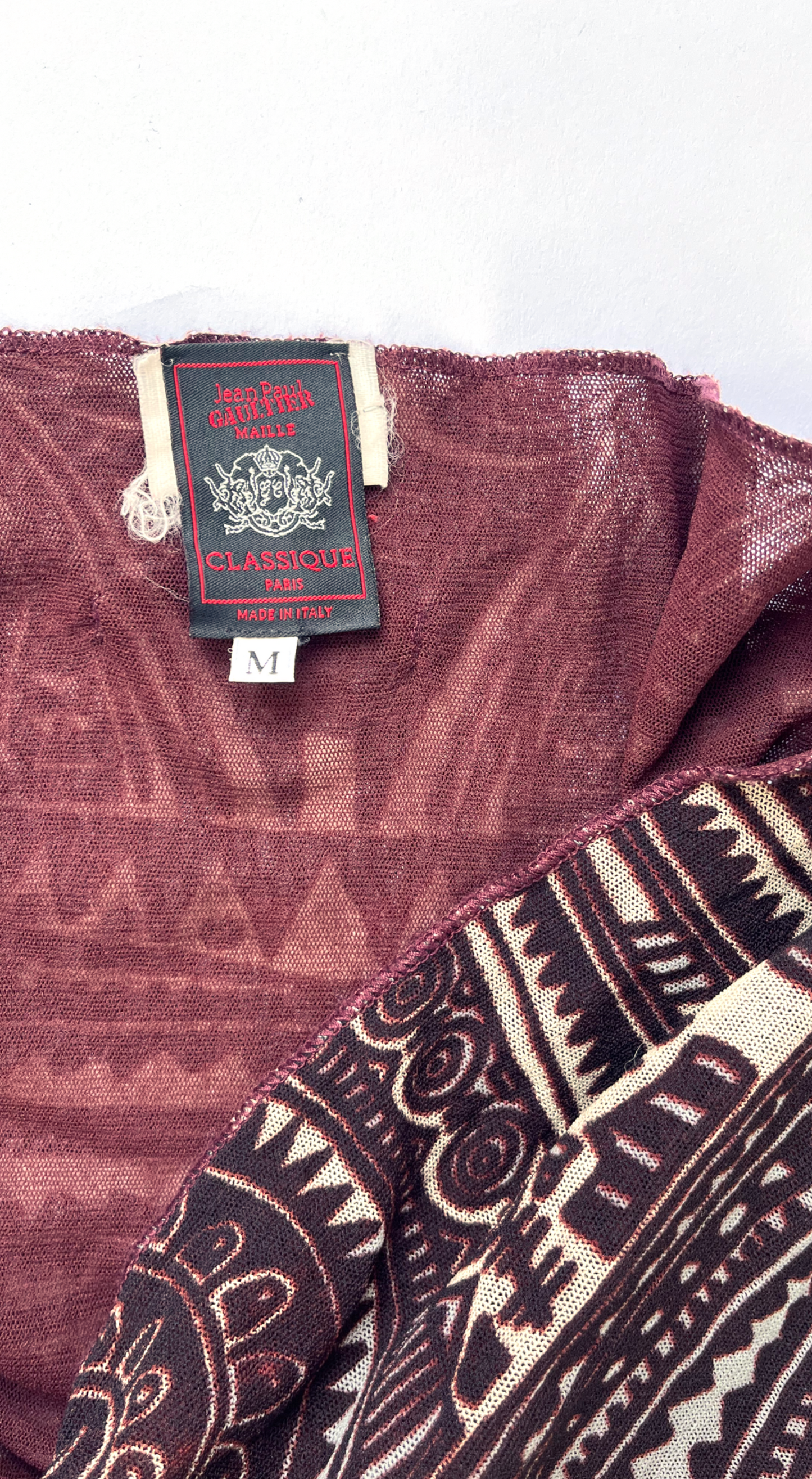 Jean Paul Gaultier ~ 1990s Mesh Wrap Set 