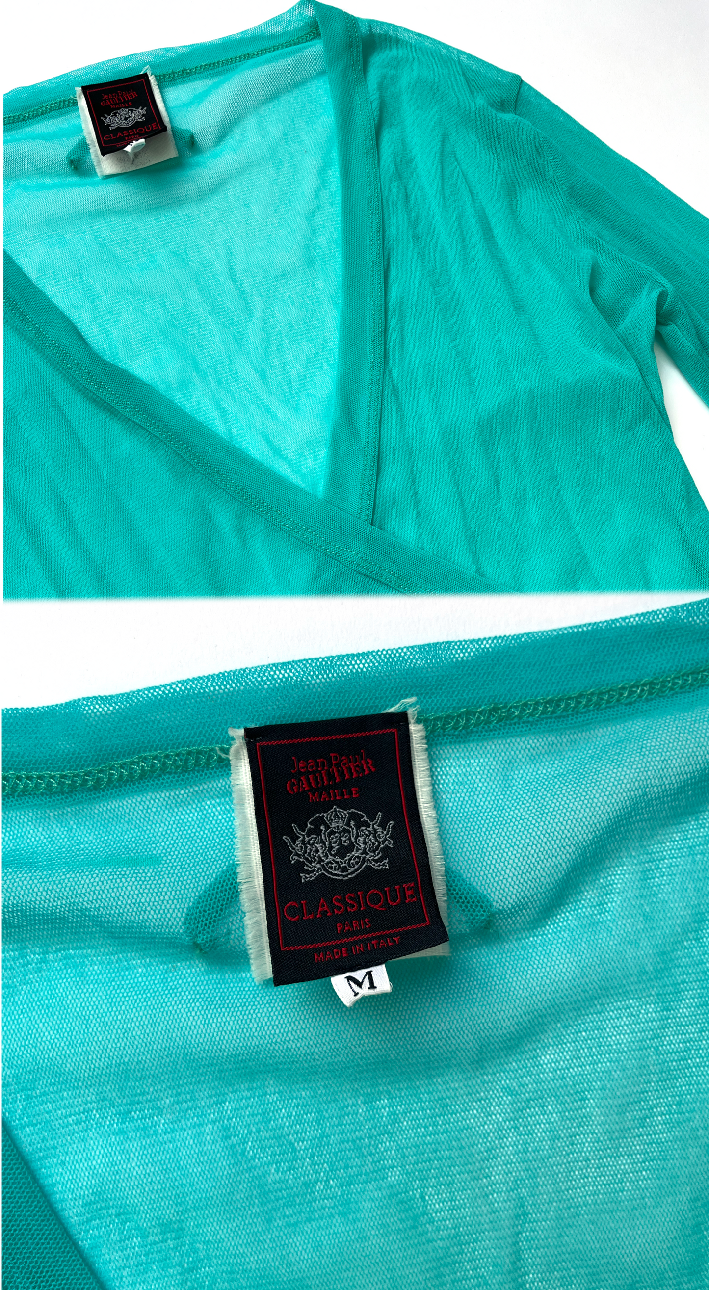 Jean Paul Gaultier ~ 1990s Mesh Wrap Set 