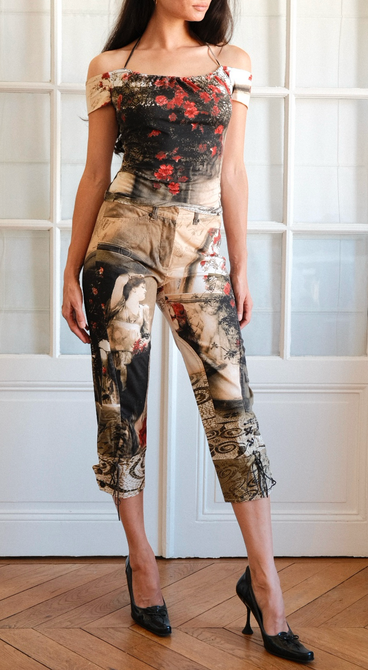 Roberto Cavalli ~ SS 2004 rare set caprice + top (S-M)