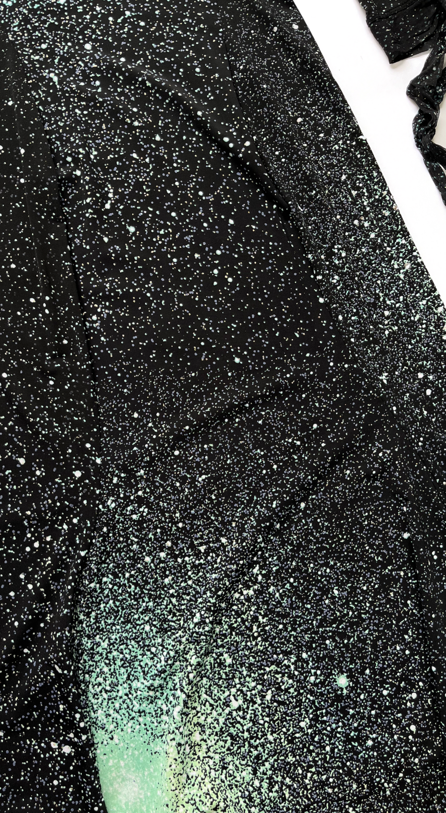 Roberto Cavalli ~ FW 2000 Silk Galaxy Swarovski Print Dress 