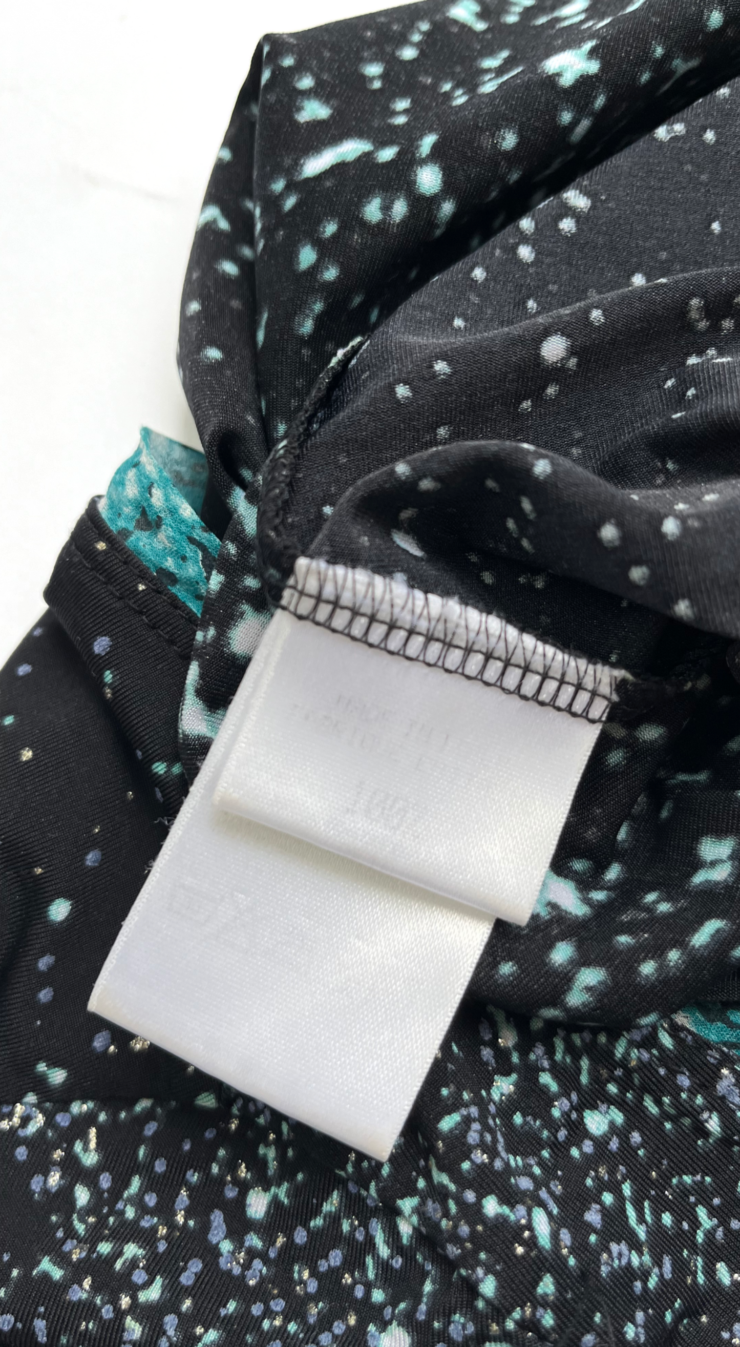 Roberto Cavalli ~ FW 2000 Silk Galaxy Swarovski Print Dress 