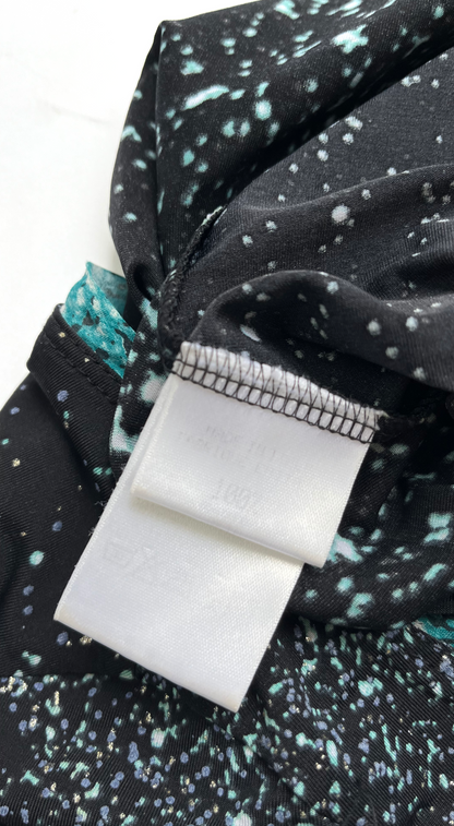 Roberto Cavalli ~ FW 2000 Silk Galaxy Swarovski Print Dress 