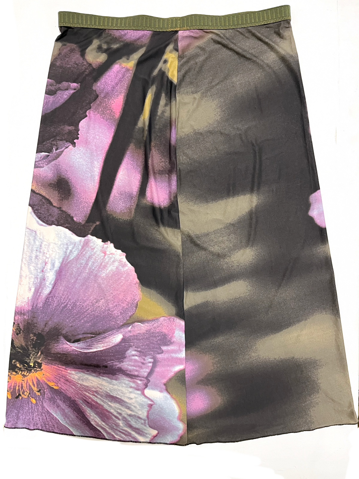 Roberto Cavalli ~  FW 1999 floral purple skirt and top set - size M-L