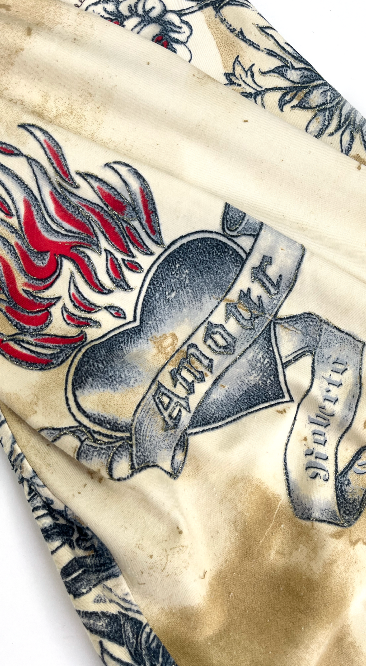 Roberto Cavalli ~  SS 2003 Tattoo Amour Dress