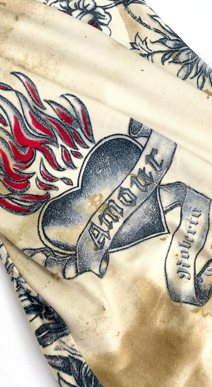 Roberto Cavalli ~  SS 2003 Tattoo Amour Dress