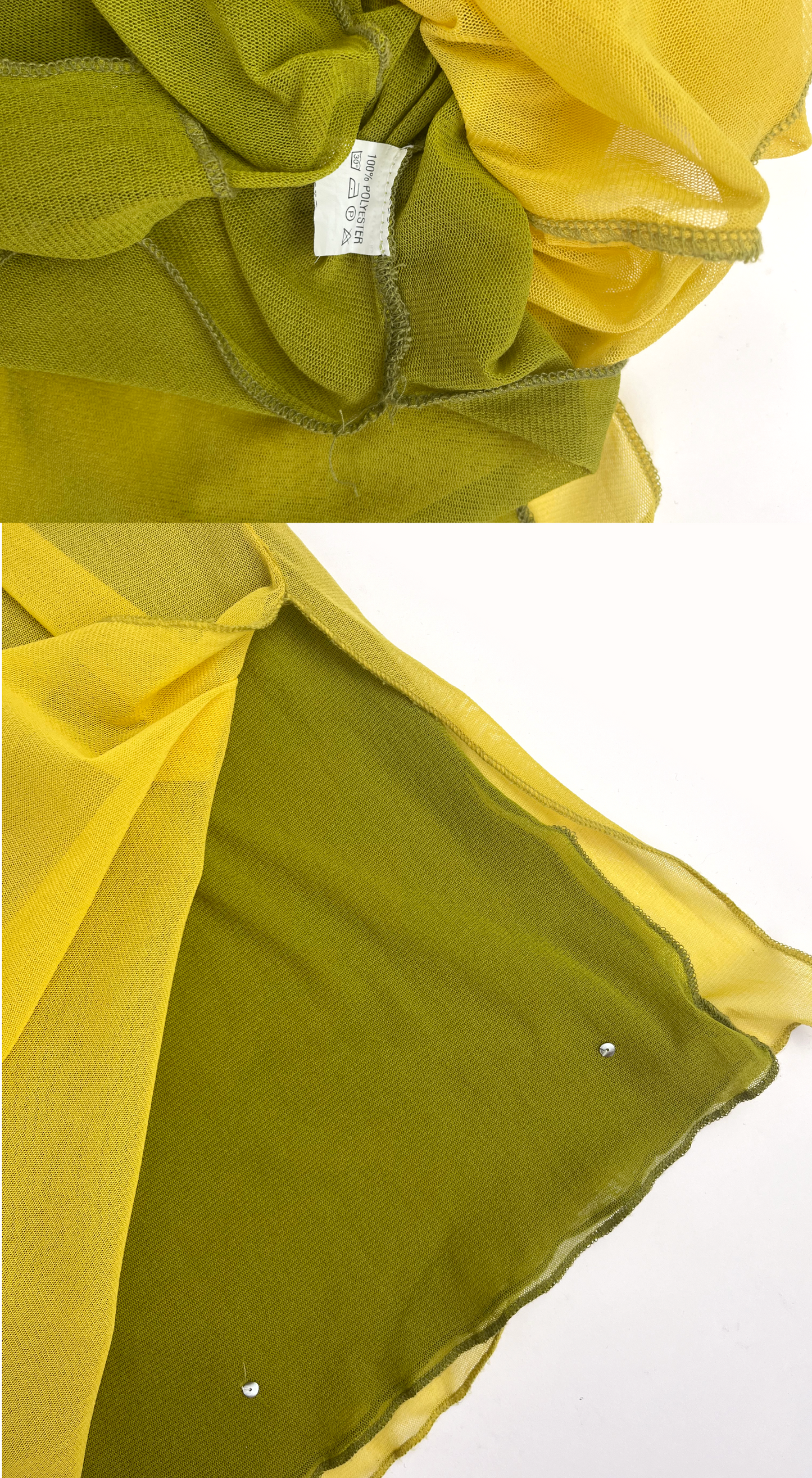 Plein Sud ~ Mesh 2000s Maxi Sunrise Dress