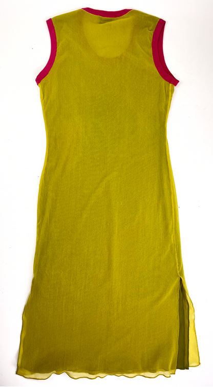 Plein Sud ~ Mesh 2000s Maxi Sunrise Dress
