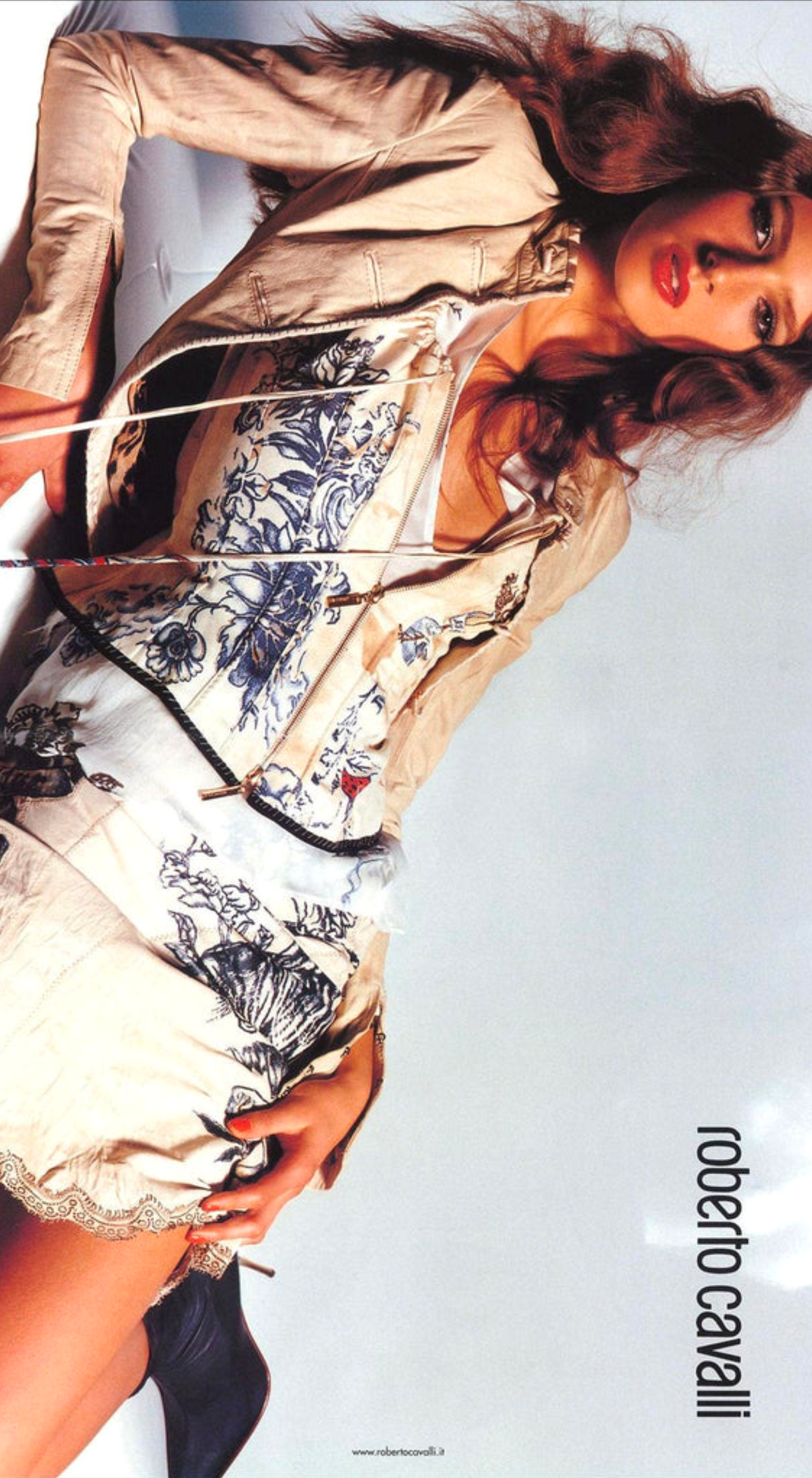 Roberto Cavalli ~  SS 2003 Tattoo Amour Dress